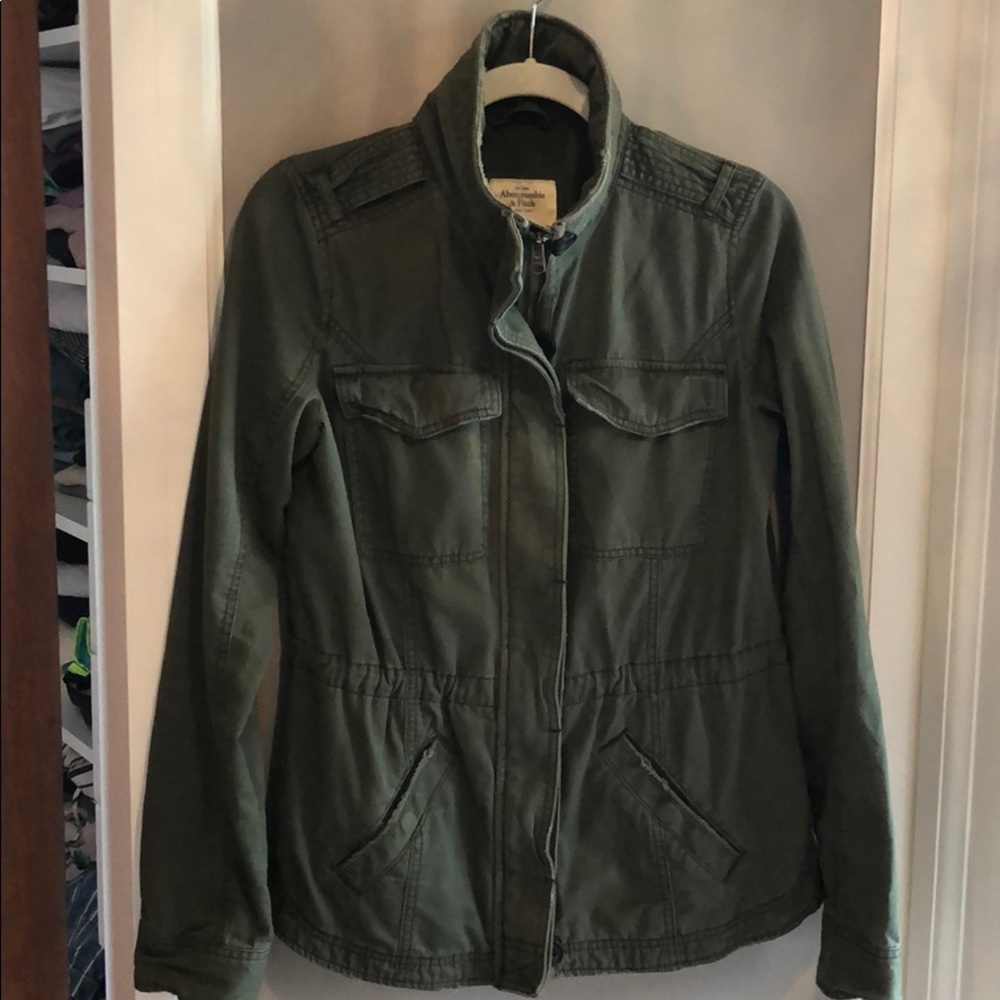 Abercrombie green coat